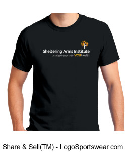 Black Sheltering Arms Institute t-shirt Design Zoom